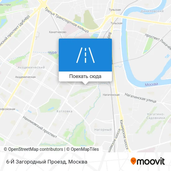 Карта 6-Й Загородный Проезд