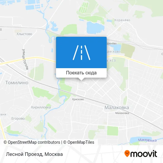 Карта Лесной Проезд