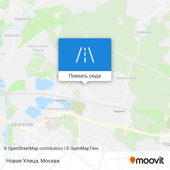 Карта Новая Улица