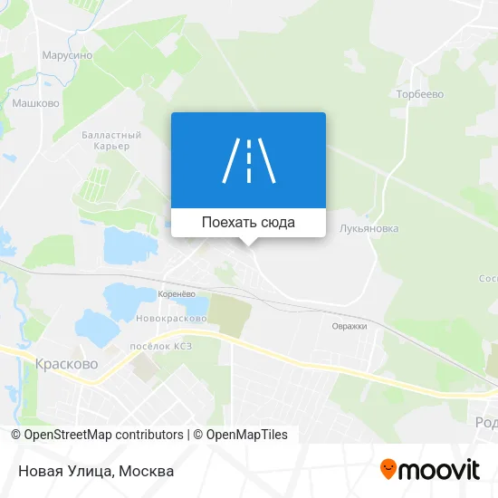 Карта Новая Улица