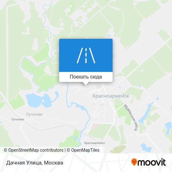 Карта Дачная Улица