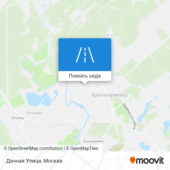 Карта Дачная Улица