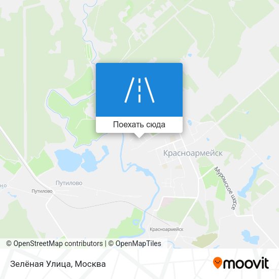 Карта Зелёная Улица