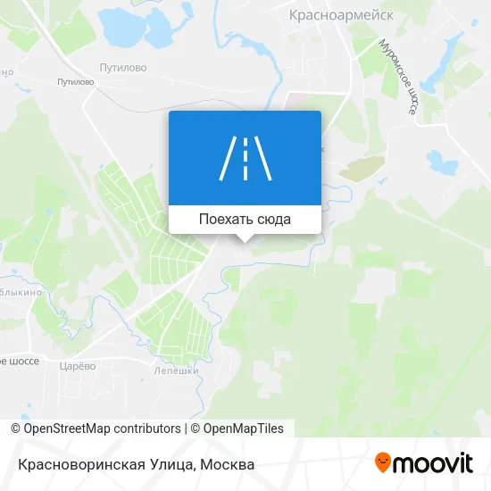 Карта Красноворинская Улица