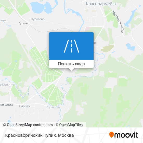 Карта Красноворинский Тупик
