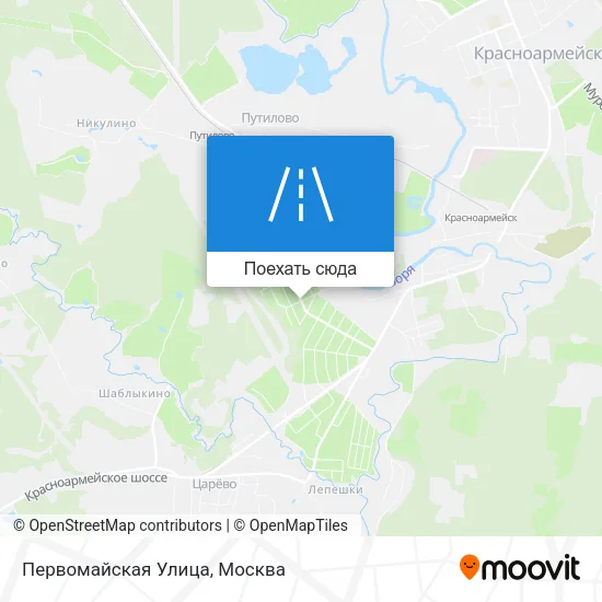 Карта Первомайская Улица