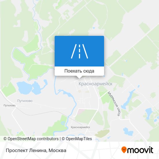 Карта Проспект Ленина