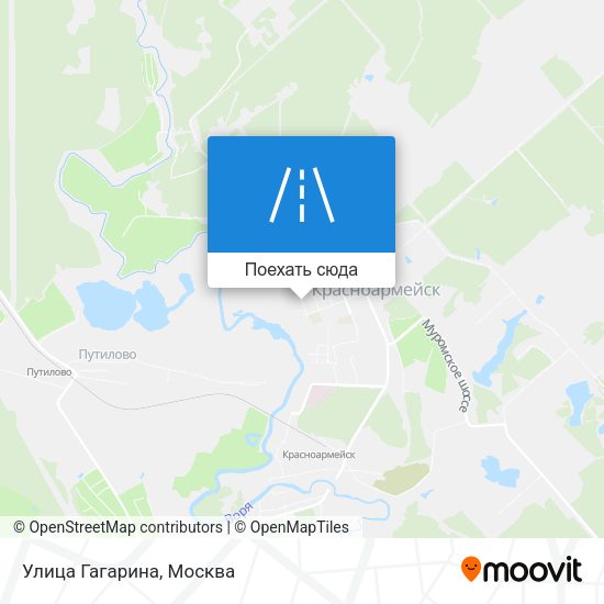 Карта Улица Гагарина