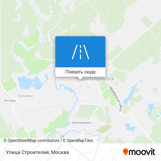 Карта Улица Строителей
