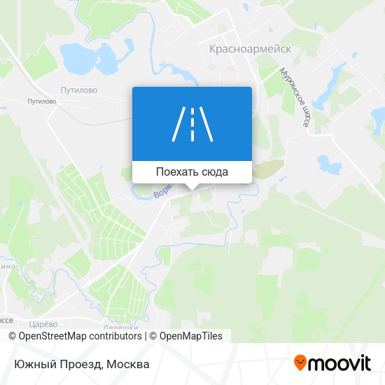 Карта Южный Проезд