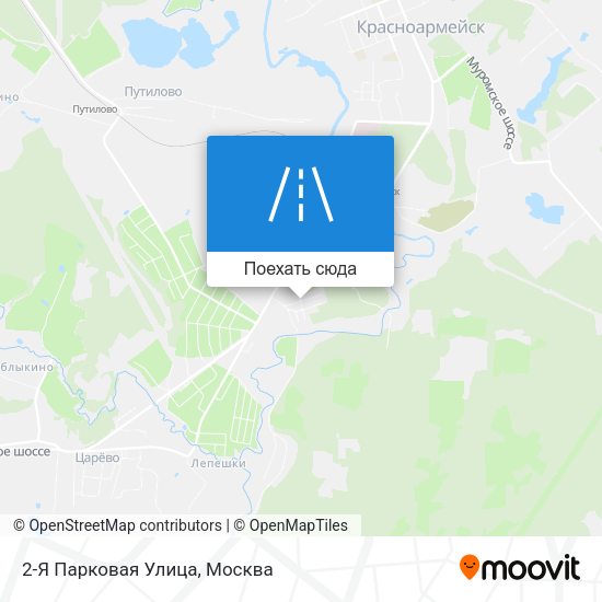 Карта 2-Я Парковая Улица
