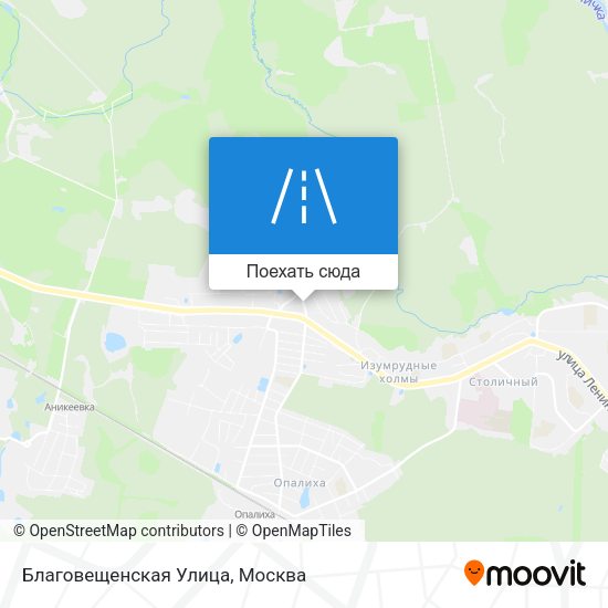 Карта Благовещенская Улица