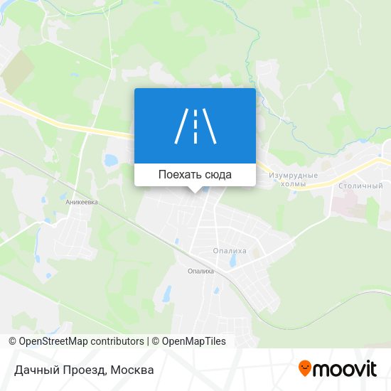 Карта Дачный Проезд