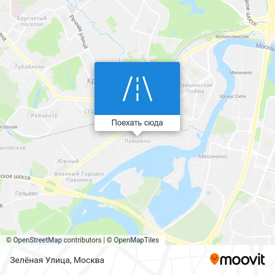 Карта Зелёная Улица
