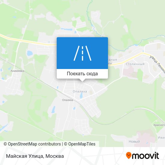 Карта Майская Улица