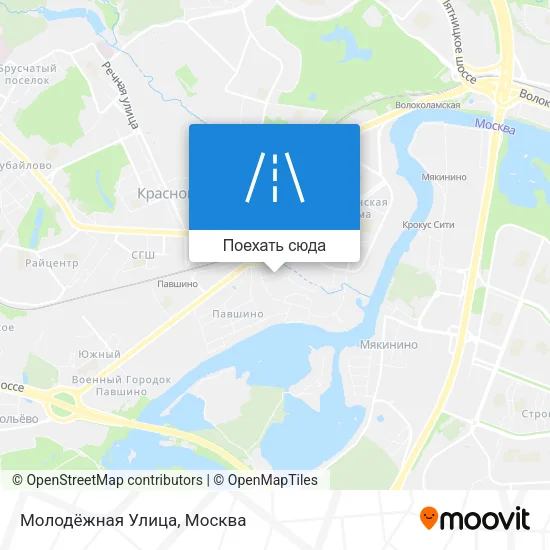 Карта Молодёжная Улица