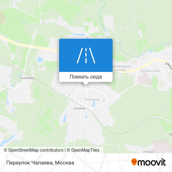 Карта Переулок Чапаева