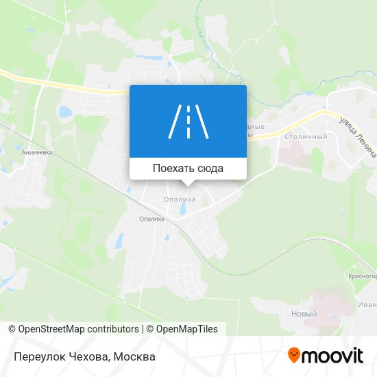 Карта Переулок Чехова