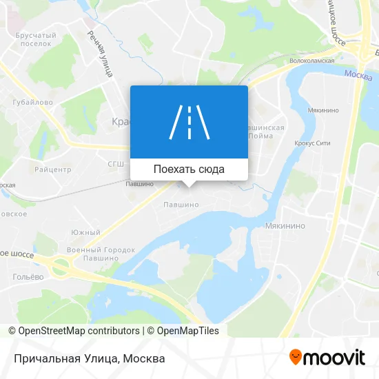 Карта Причальная Улица
