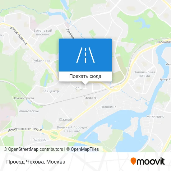 Карта Проезд Чехова