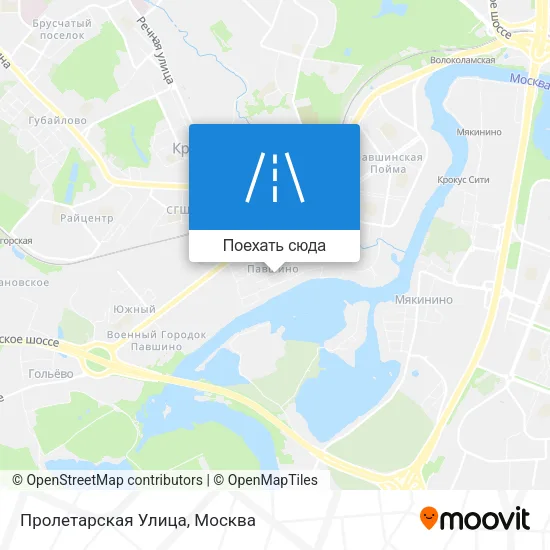 Карта Пролетарская Улица