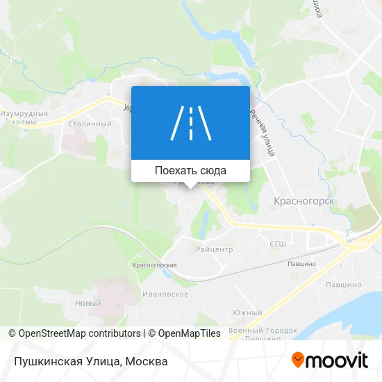Карта Пушкинская Улица