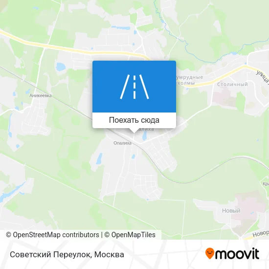 Карта Советский Переулок