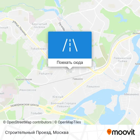 Карта Строительный Проезд