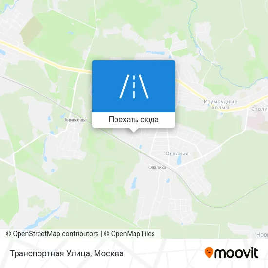 Карта Транспортная Улица