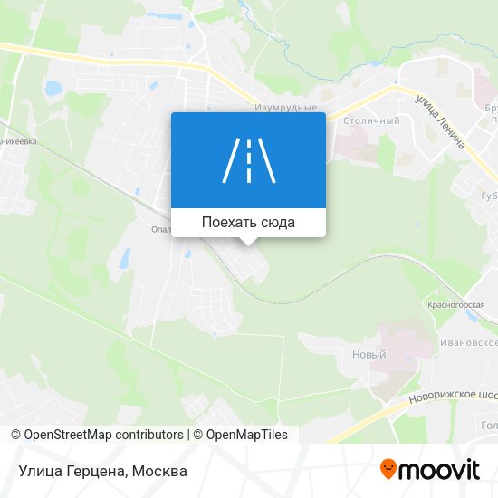 Карта Улица Герцена