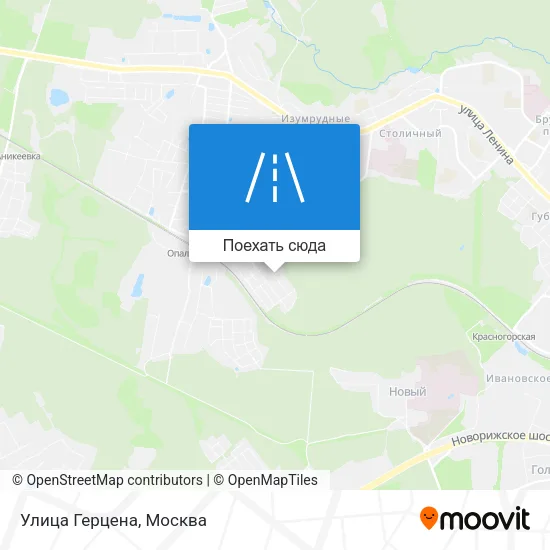 Карта Улица Герцена