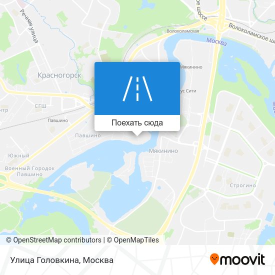 Карта Улица Головкина
