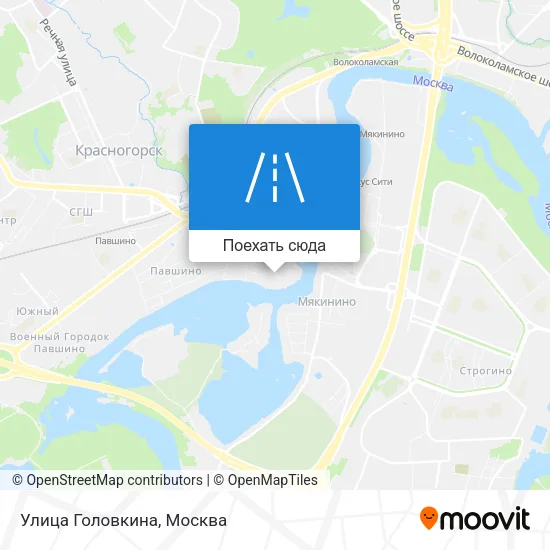 Карта Улица Головкина