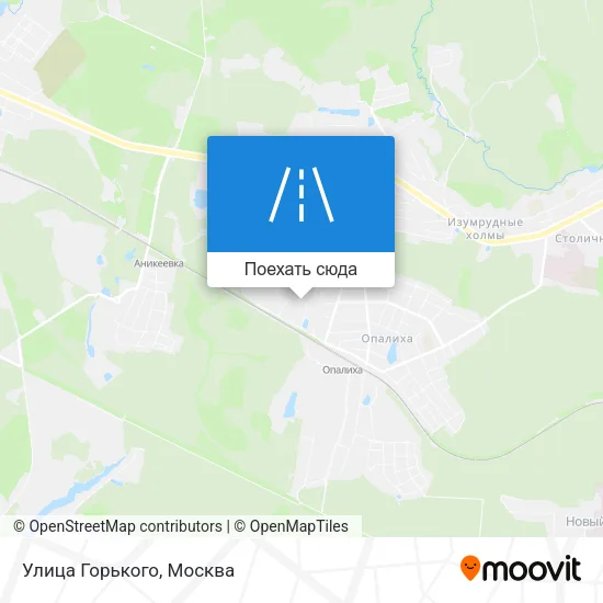 Карта Улица Горького