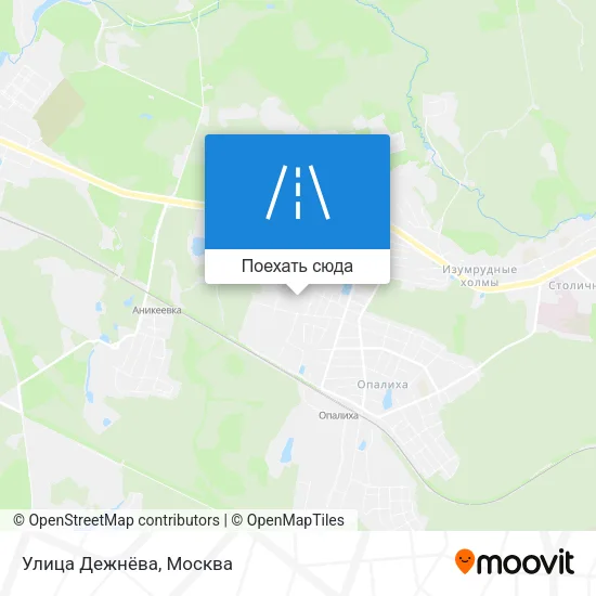 Карта Улица Дежнёва