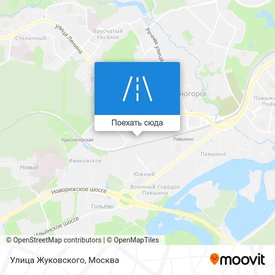 Карта Улица Жуковского