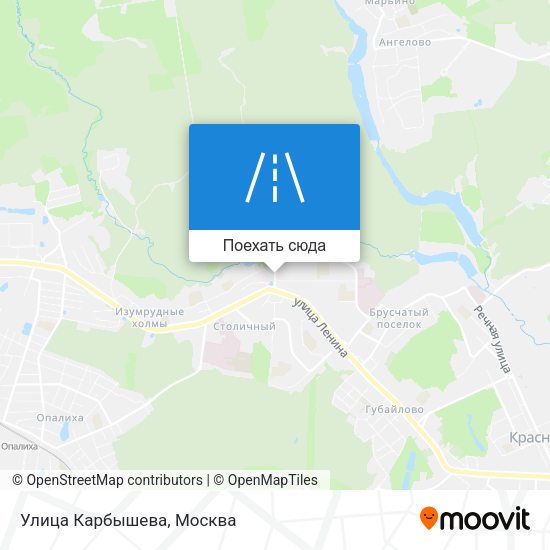 Карта Улица Карбышева
