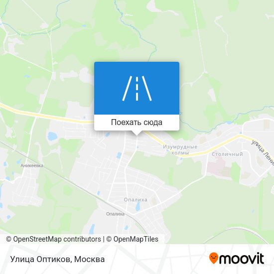 Карта Улица Оптиков