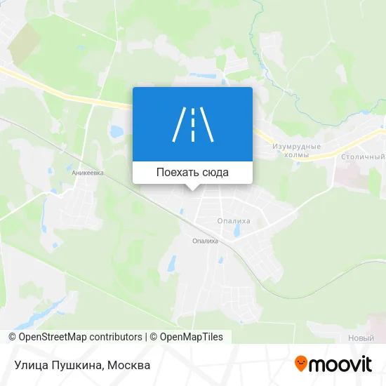 Карта Улица Пушкина