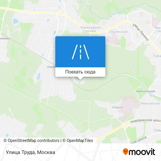 Карта Улица Труда