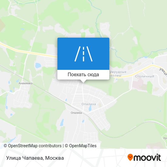 Карта Улица Чапаева