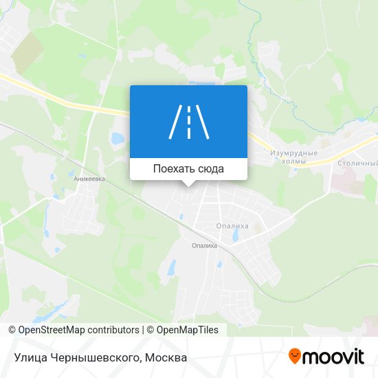 Карта Улица Чернышевского