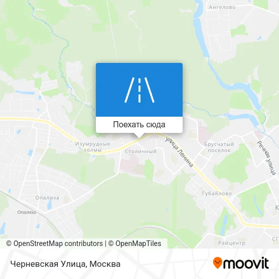 Карта Черневская Улица