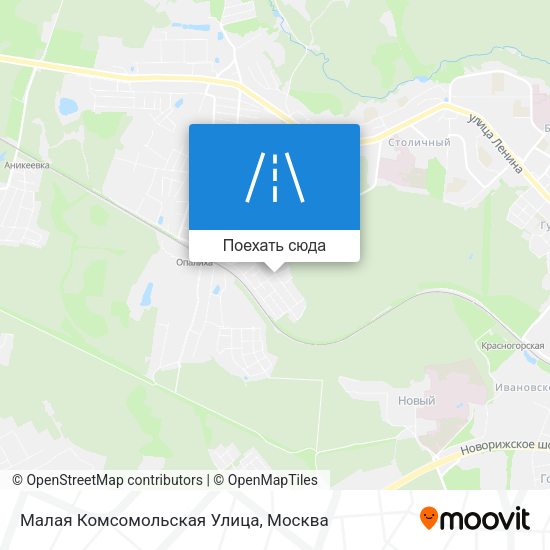Карта Малая Комсомольская Улица