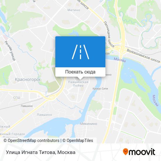Карта Улица Игната Титова