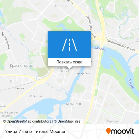 Карта Улица Игната Титова