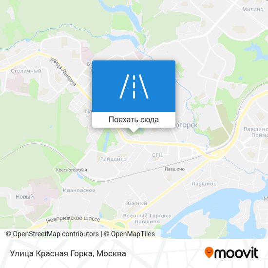 Карта Улица Красная Горка