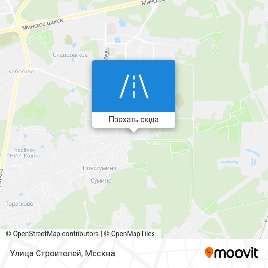 Карта Улица Строителей