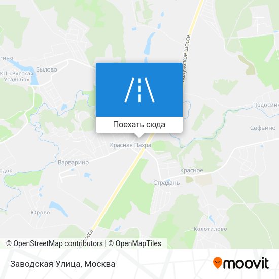 Карта Заводская Улица