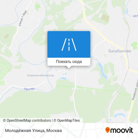 Карта Молодёжная Улица